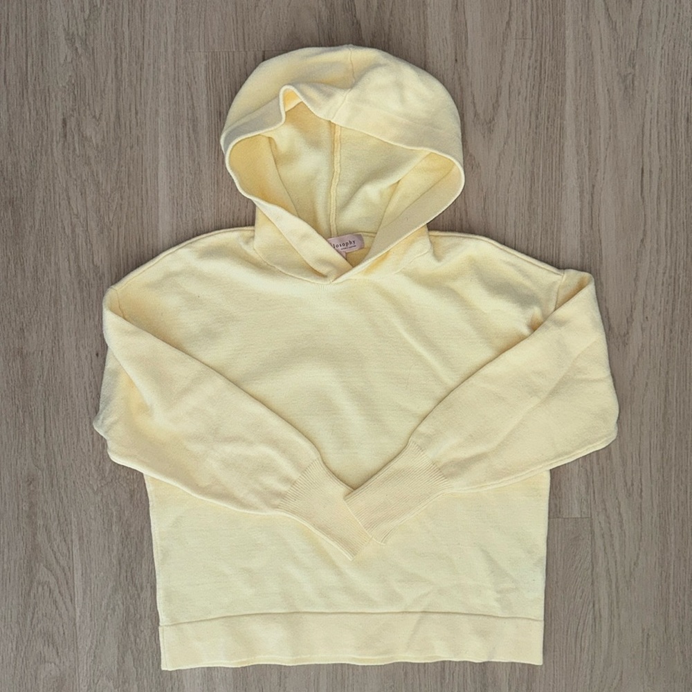 Philosophy Yellow Hoodie Sweater